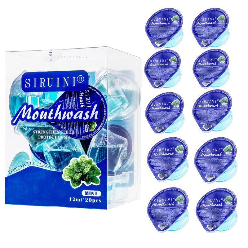 Mouthwash Manufacturer - Private Label Cool Mint Travel Size Capsule for Oral Care