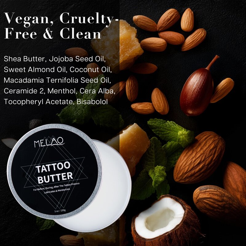 Tattoo Butter Manufacturer - Private Label Daily Hypoallergenic Hydration Protection for After Care