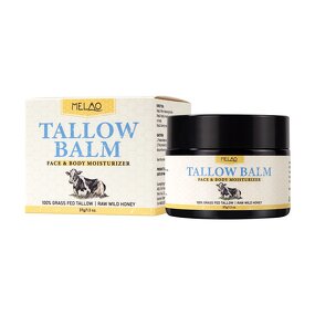 Beef Tallow Balm Manufacturer - Private Label Custom Logo Herb-Infused Honey Whipped Sample