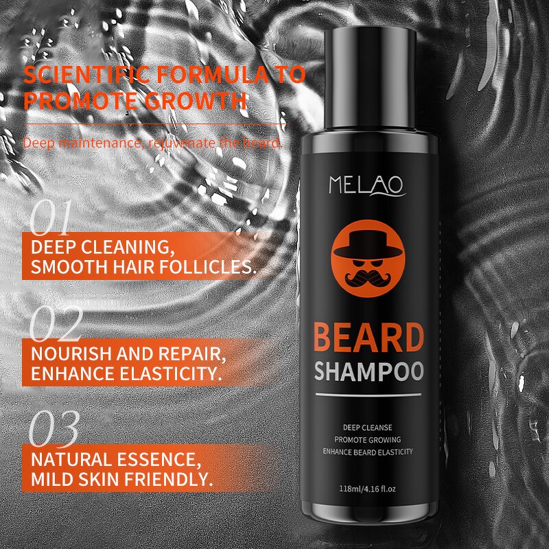 Beard Care Gift Set Manufacturer - Private Label Men Natural Softener Shampoo Wash Conditioner