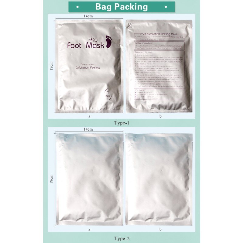 Korea Foot Peeling Mask Factory - Exfoliating Sock Skin Care
