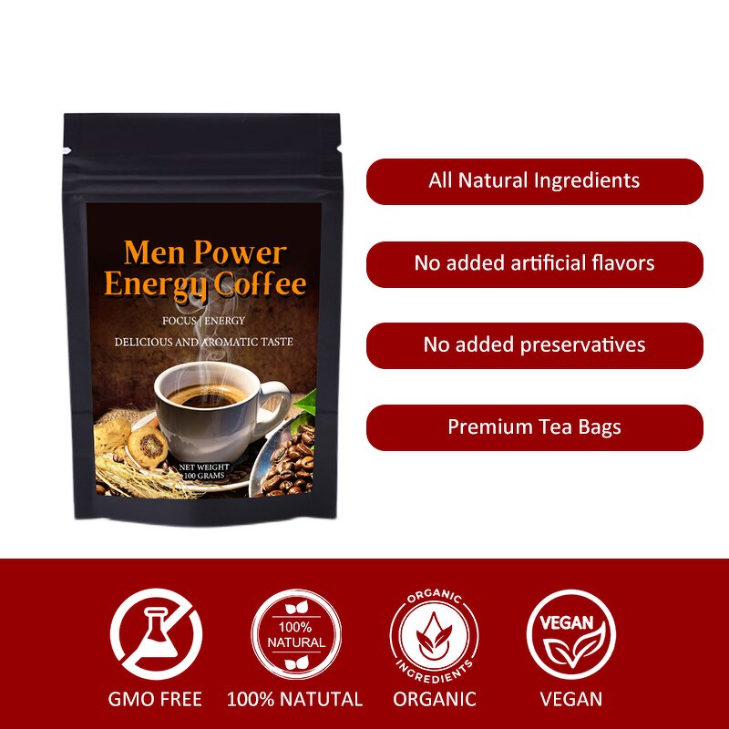 Energy Coffee Manufacturer - OEM Private Label Instant Coffee Ginseng Energy Maca Panax Ginseng