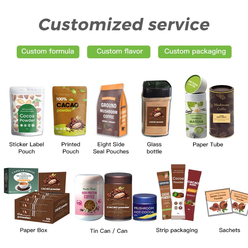 Latte Powder Manufacturer - Private Label Adaptogen Calming Lavender Milk Blue Spirulina Blue Lavender