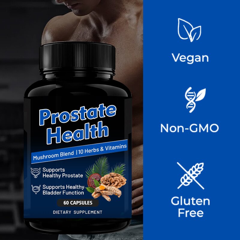 Men Health Pill Manufacturer - Private Label Energy Boost Prostate Health Men Wellness Supplement