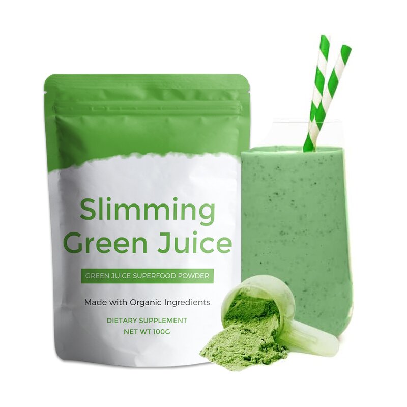 Health Drink Manufacturer - Private Brand Balanced Body Green Juice Superfood Green Apple Natural