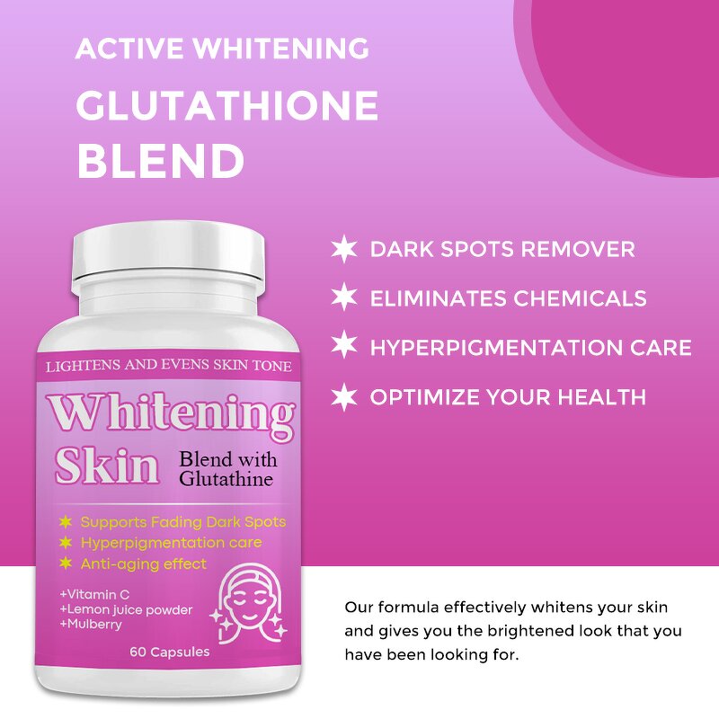 Skin Whitening Pill Manufacturer - Private Label Whitening Bleaching Anti Aging Antioxidant Acne Glow