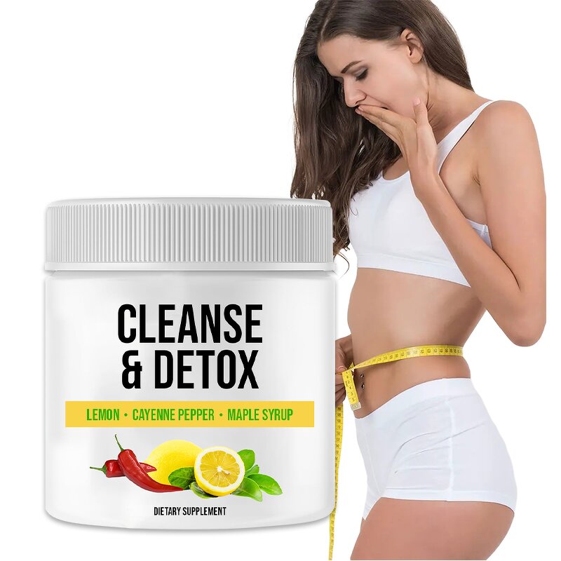 Detox Powder Manufacturer - Private Label Lemonade Detox Plant Based Lemon Maple Syrup Cayenne Diet