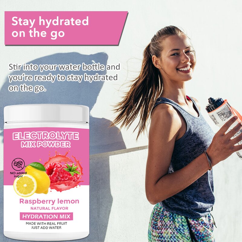 Electrolyte Powder Manufacturer - Private Label Replenisher Lemonade Key Electrolytes Hydration Drink