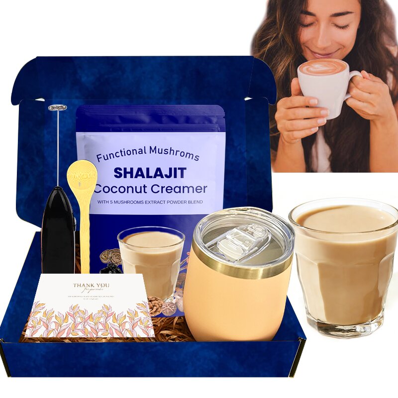 Coffee Creamer Manufacturer - Sugar Free Non-Dairy Mushroom Coconut Nootropic Shilajit Creamer Powder