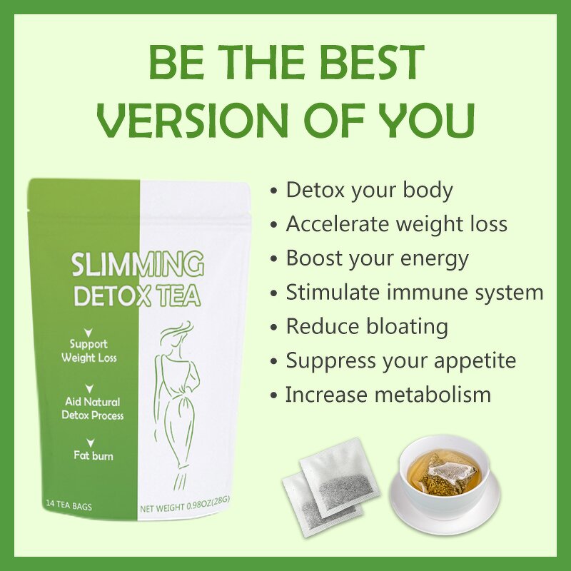 Detox Tea Manufacturer - OEM Private Label Slimming Tea Adults Herbal Diet Weight Detox Tea