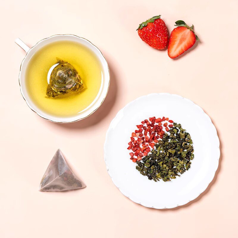 Fruit Tea Manufacturer - Good Flavor Fruit Tea Summer Cold Infused Strawberry Oolong Tea