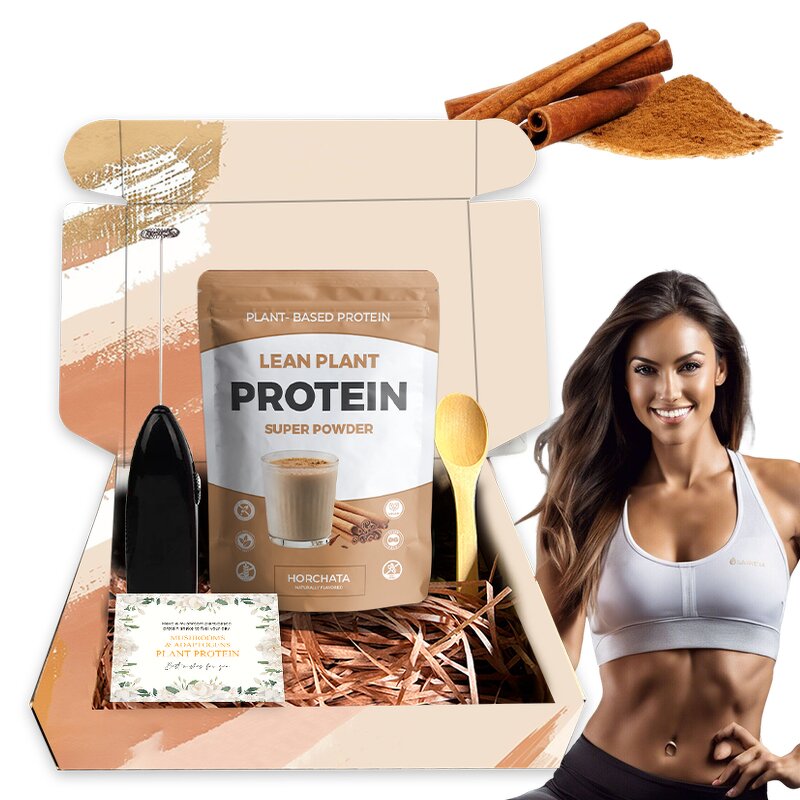 Plant Based Protein Manufacturer - Customized Gift Kits Spoon Build Muscle Vitamins Minerals Horchata