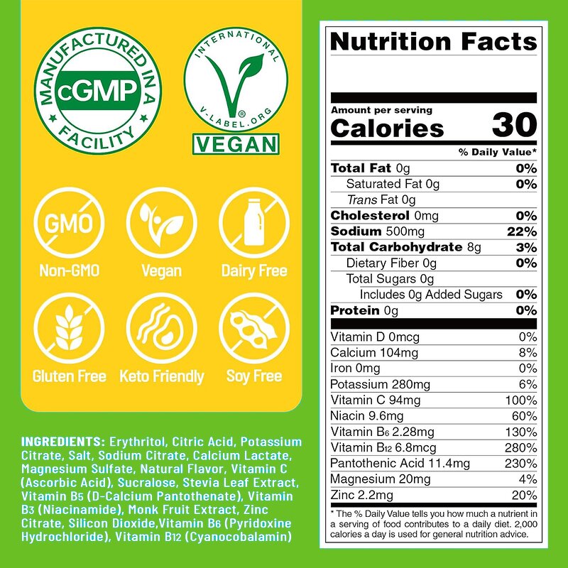 Electrolyte Powder Manufacturer - OEM All Natural Vegan Mixed Fruit Refreshing Hydration Drink Mix