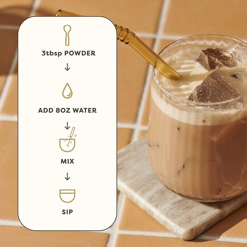 Superfood Latte Powder Manufacturer - Private Label Super Mixed Food Reishi Ginger Cinnamon Black Chai