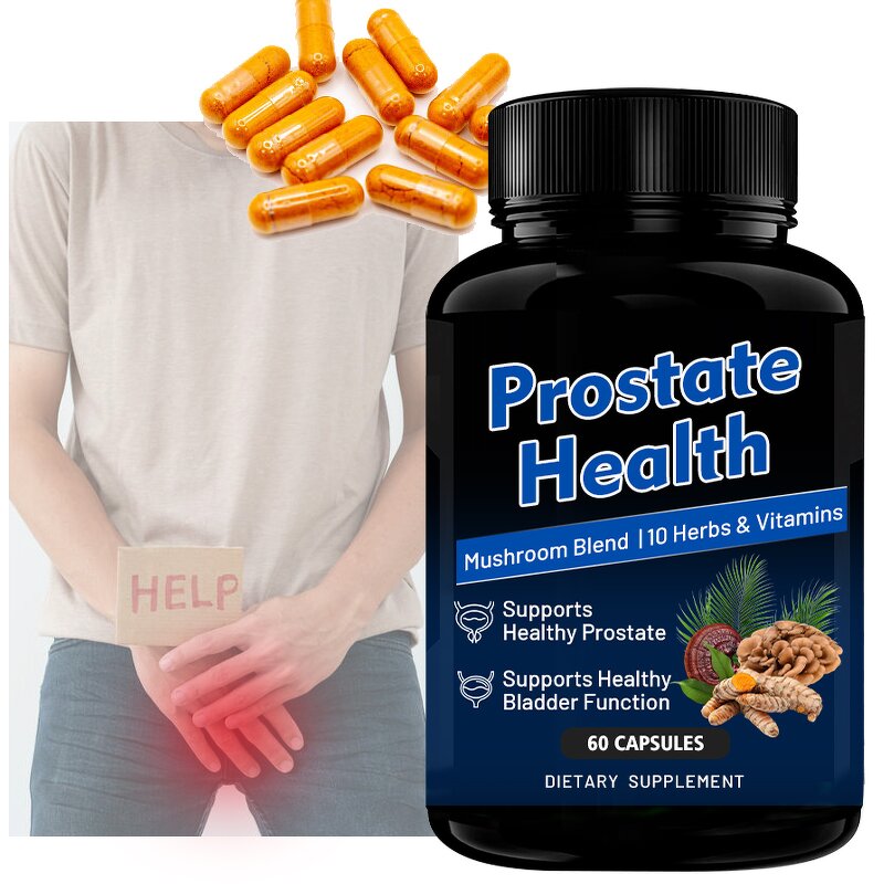 Men Health Capsule Manufacturer - Customized Vegan Plant Based Energy Urinary Tract Prostate
