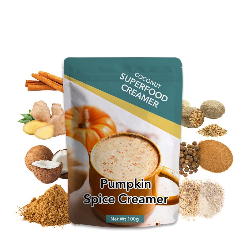 Latte Powder Manufacturer - OEM Delicious Meal Substitute Cookie Butter Mousse Pumpkin Spice Caramel