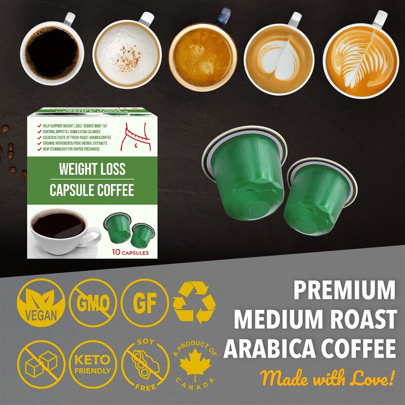 Weight Loss Coffee Manufacturer - Private Label Slimming Capsule Coffee Weight Loss Coffee Compatible Nespresso