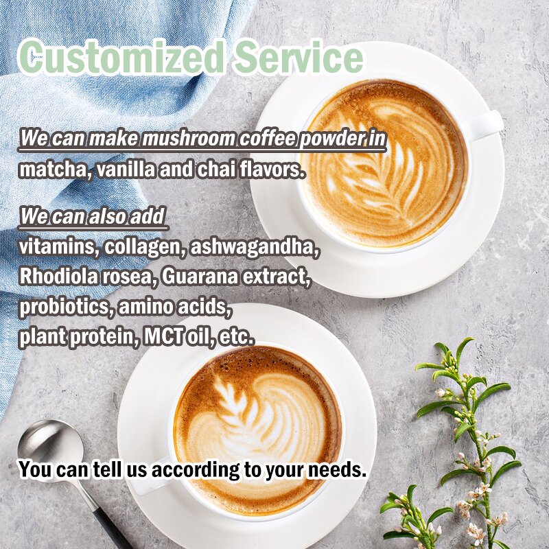 Cocoa Powder Manufacturer - Private Label Iced Latte Coffee Digestion Tea Maca Mixed Cacao Coconut