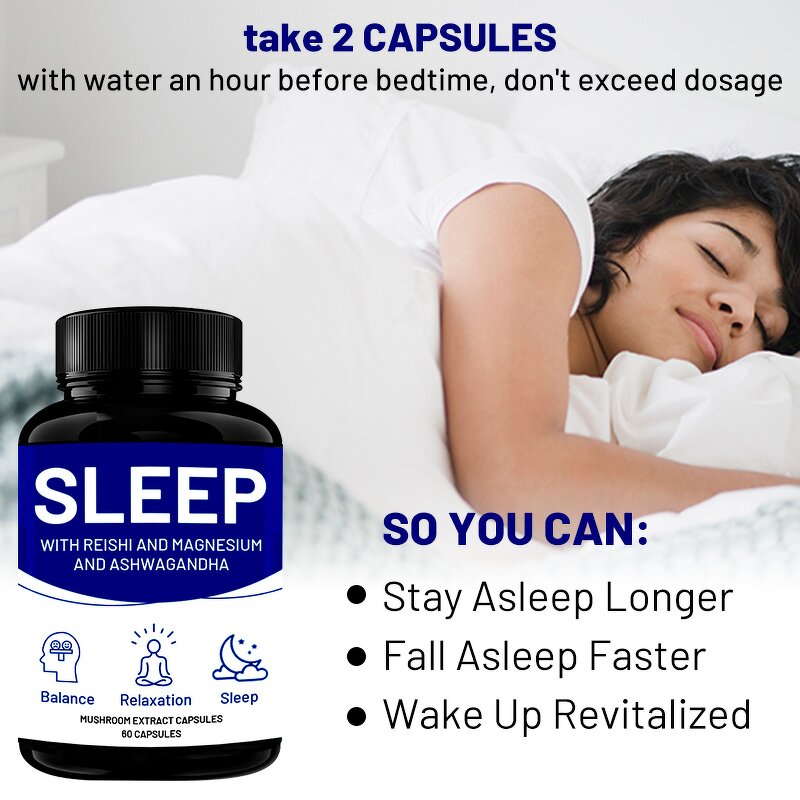 Sleep Aid Capsule Manufacturer - Private Label Adults Non Habit Forming Natural Organic Magnesium