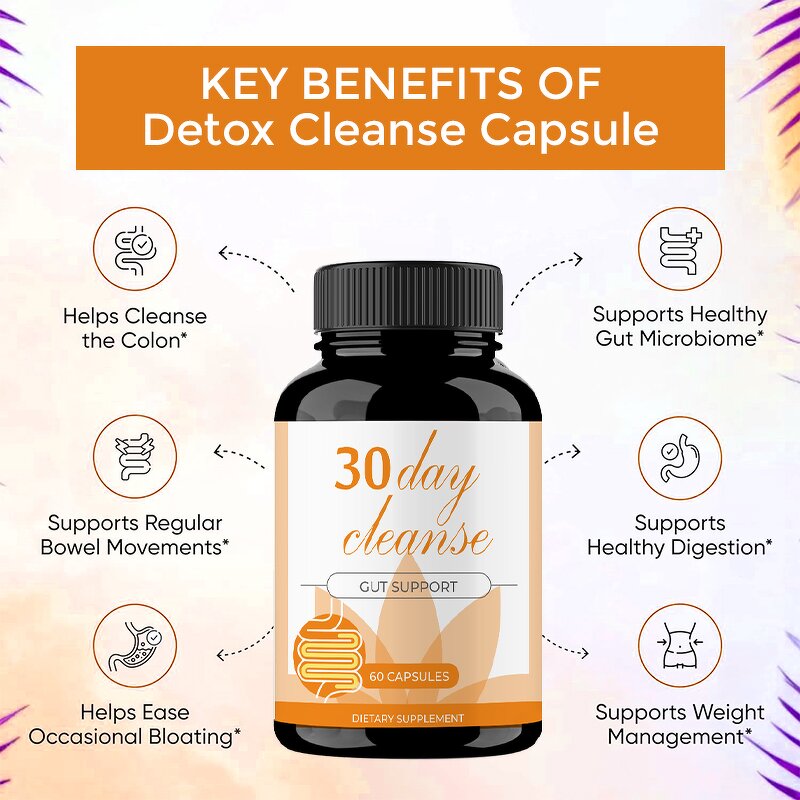 Weight Management Capsule Manufacturer - Private Label 15 Day Cleanse Support Fat Burner Flat Belly