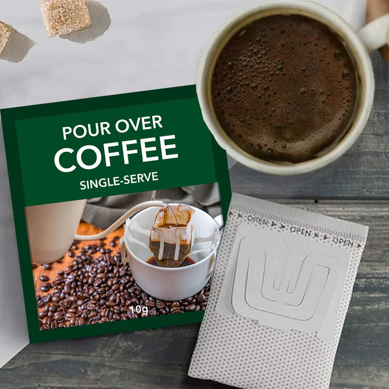 Mushroom Coffee Manufacturer - OEM Single Serve Pour Over Drip Hang Ear Mushroom Coffee