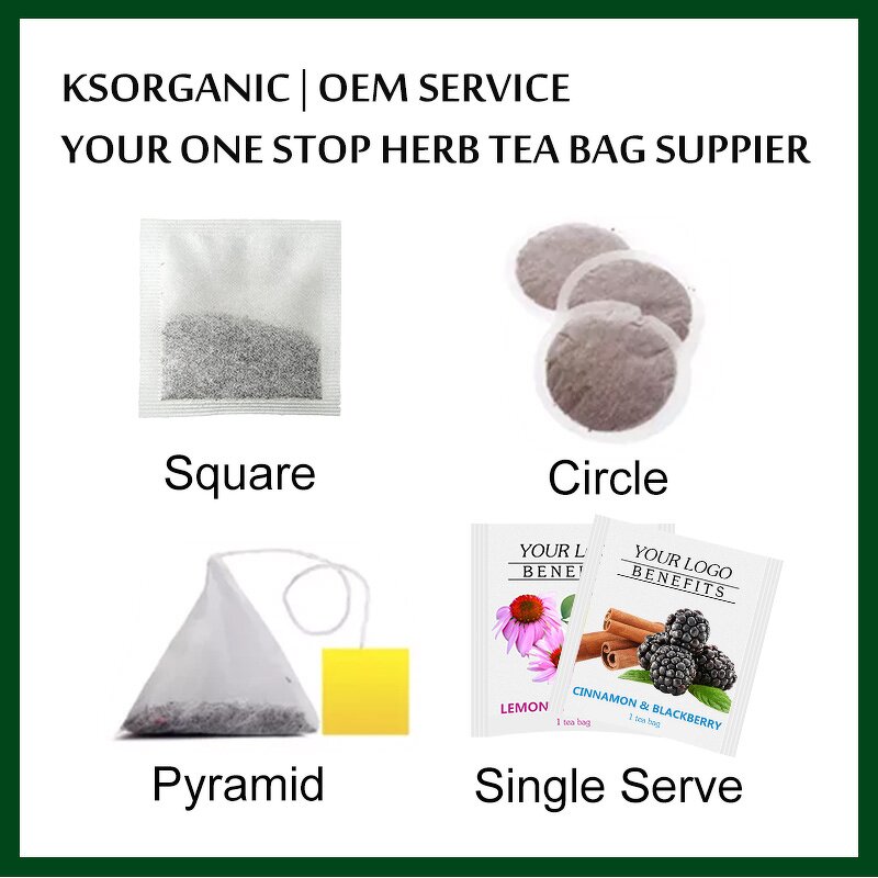 Herbal Tea Manufacturer - KS Organic Blended Leaves Mixed Tea Mulberry Leaf Lotus Leaf Tea