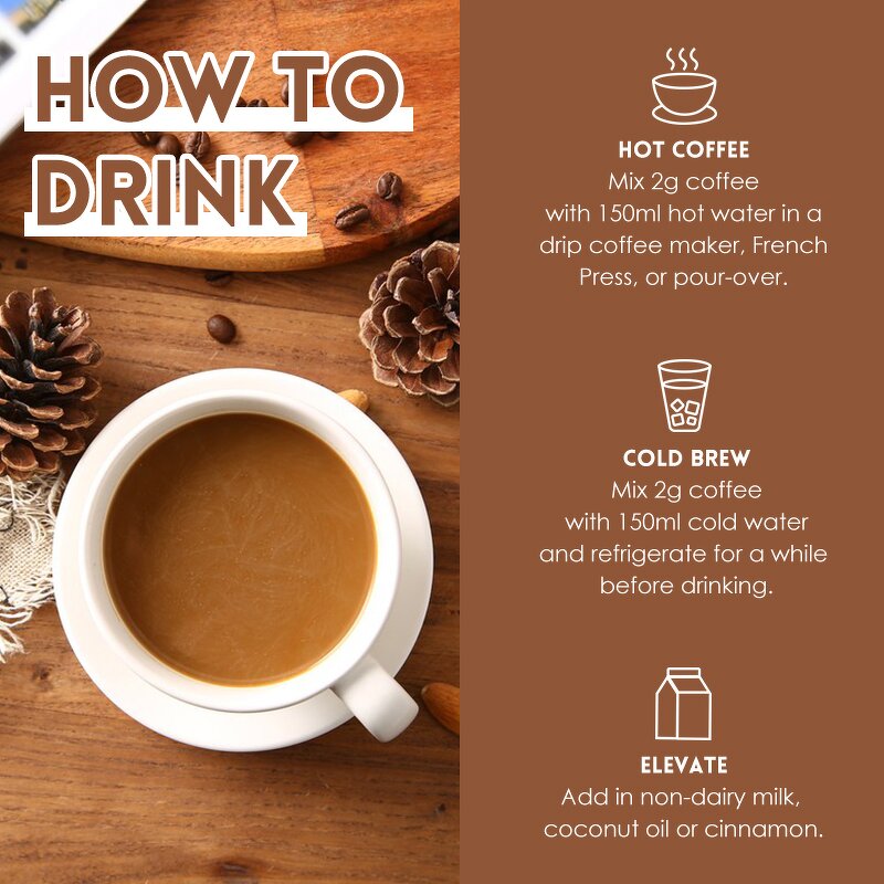 Mushroom Coffee Manufacturer - Private Label Functional Instant Organic Mushroom Coffee