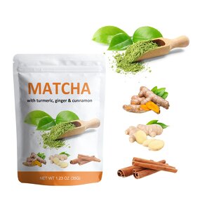 Matcha Powder Manufacturer - Private Label Health Blend Herbal Ginger Cinnamon Matcha Tea Blend
