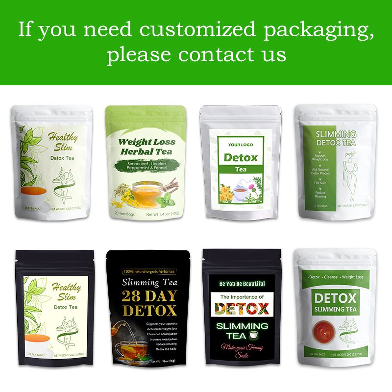 Detox Tea Manufacturer - Private Label Weight Loss Detox 14 Day Flat Belly Fat Reduce Minceur
