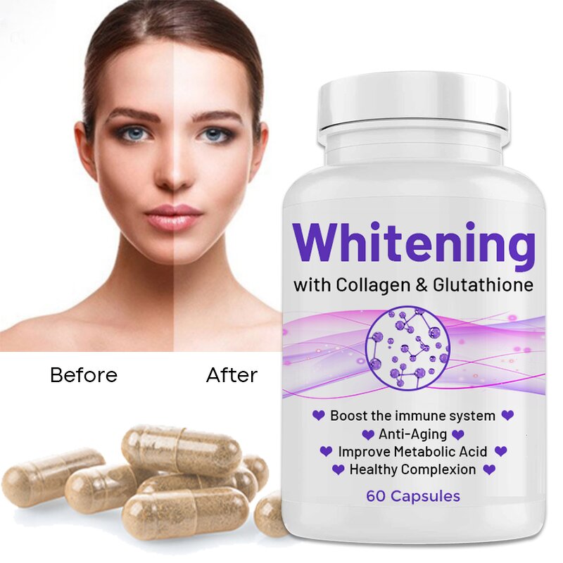 Skin Whitening Supplement Manufacturer - Lightening Pills Collagen Dark Spot Remover Bleaching