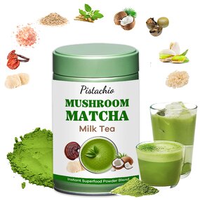 Superfood Powder Manufacturer - Private Label Energy Support Calming Reishi Coconut Pistachio