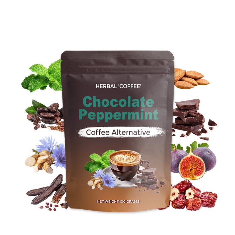 Coffee Alternative Manufacturer - OEM Caffeine Free Acid Free Cocoa Carob Energy Chocolate Peppermint