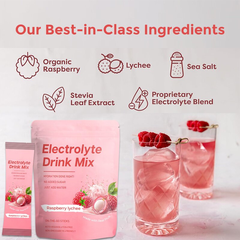 Electrolyte Powder Manufacturer - Private Label Keto Vegan Non GMO Potassium Minerals Sugar Free