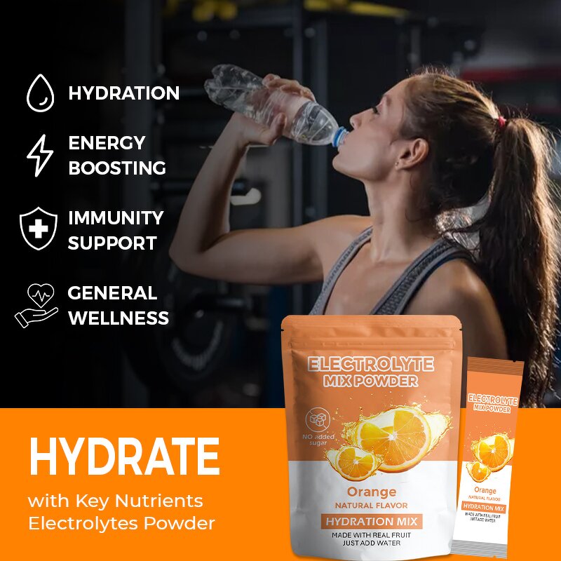 Electrolyte Powder Manufacturer - Sweet Citrus Orange Keto Potassium Salt Sugar Free Electrolytes