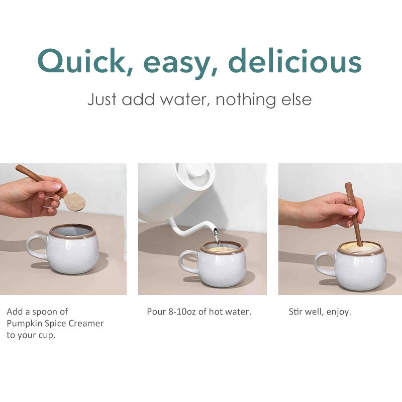 Superfood Latte Powder Manufacturer - Private Label Improve Focus Energy Coconut Pumpkin Spice Creamer