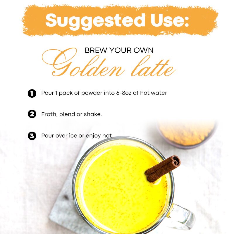 Turmeric Latte Manufacturer - Private Label Turmeric Blend Mushrooms Probiotics Turmeric Almond Superfood