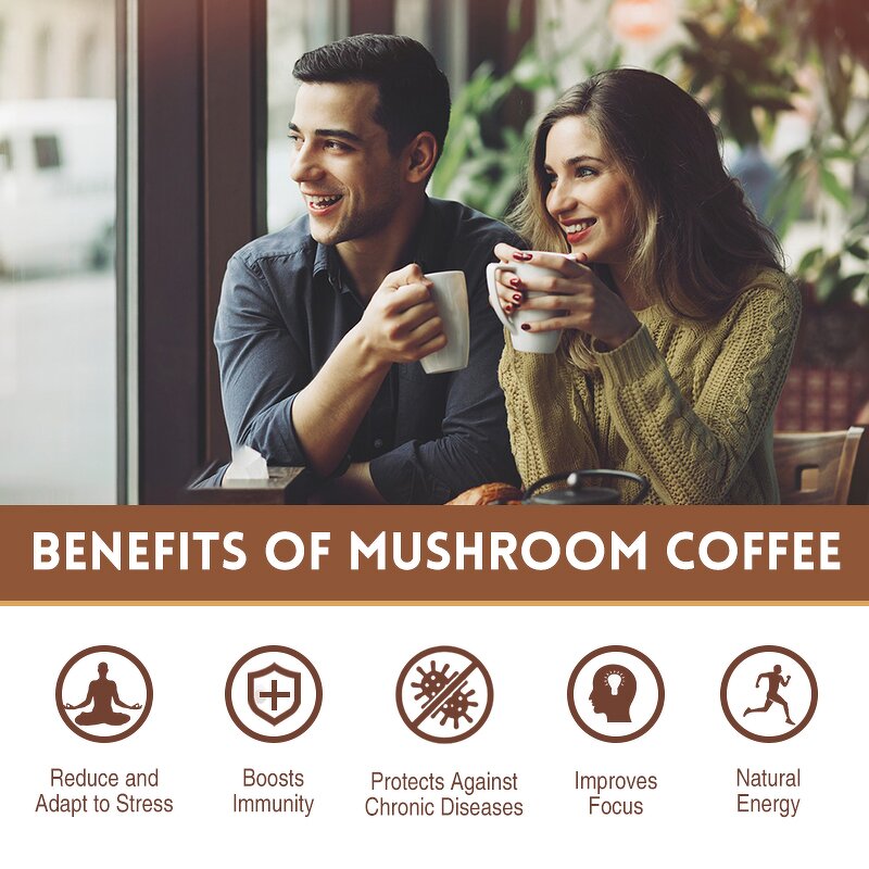 Mushroom Coffee Manufacturer - Private Label Functional Instant Organic Mushroom Coffee