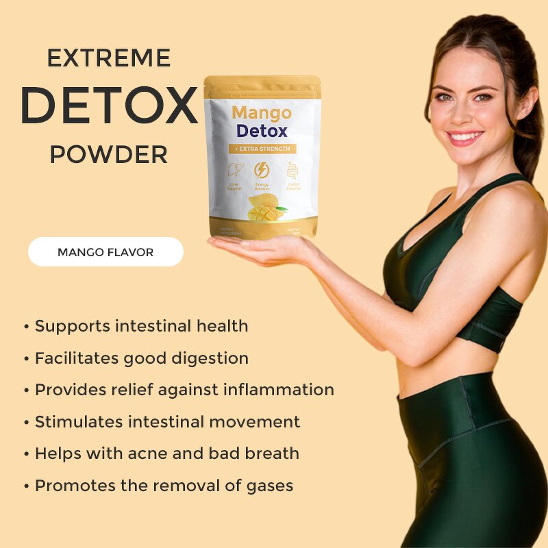 Detox Powder Manufacturer - Private Label OEM Natural Extreme Detox Cleanse Fruit Flavored Drink Supplement