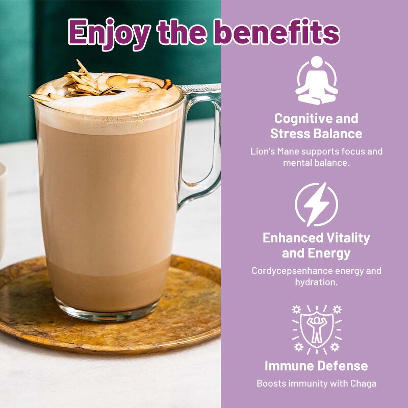 Almond Milk Powder Manufacturer - Design Label Mushroom Plant Extract Premium Organic Product