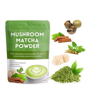 Matcha Powder Manufacturer - OEM Organic Ceremonial Grade Cinnamon Ashwagandha Mushroom Matcha Tea