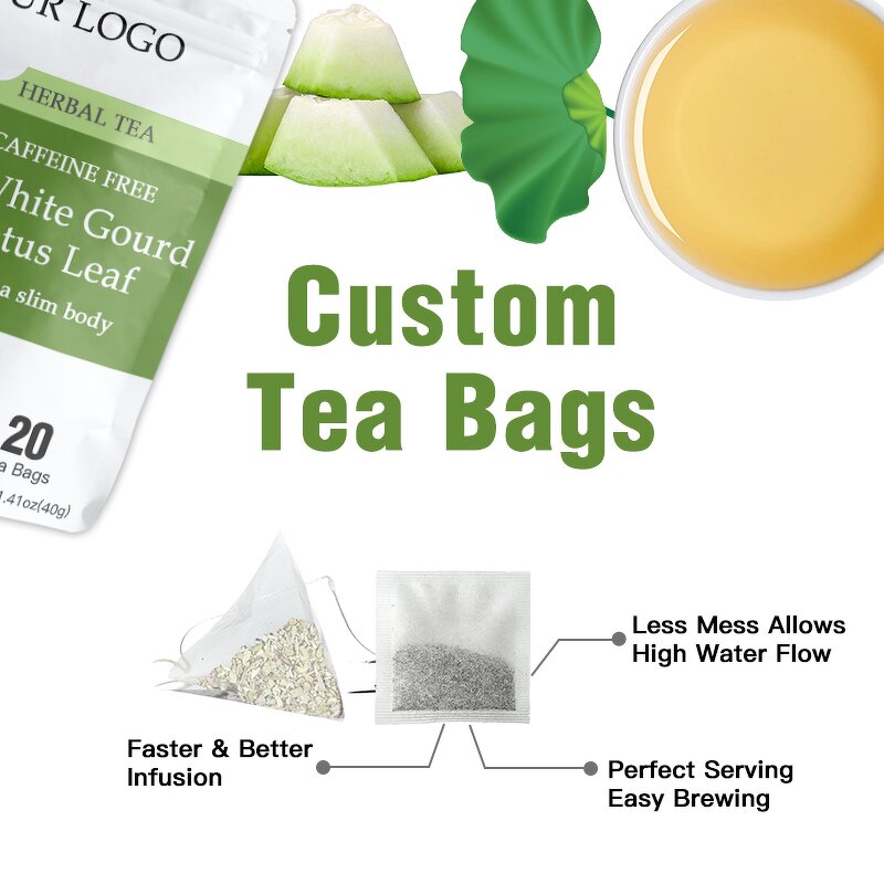 Detox Tea Manufacturer - Custom Herbal Slimming Dried Lotus Leaf White Gourd Fit Diet Tea
