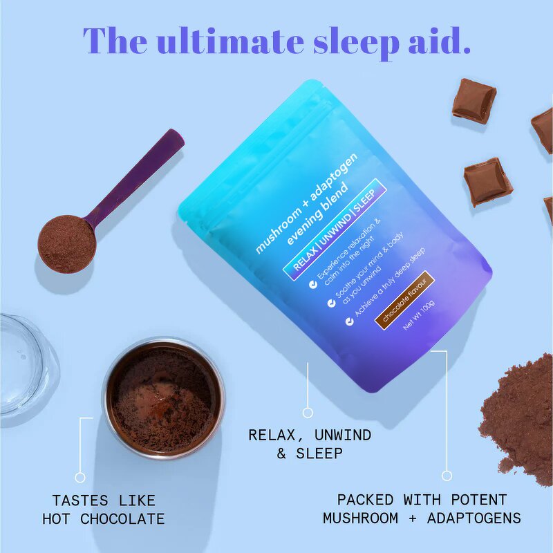 Chocolate Powder Manufacturer - Private Label Chocolate Flavored Mushroom Sleep Relaxing Reishi Ashwagandha