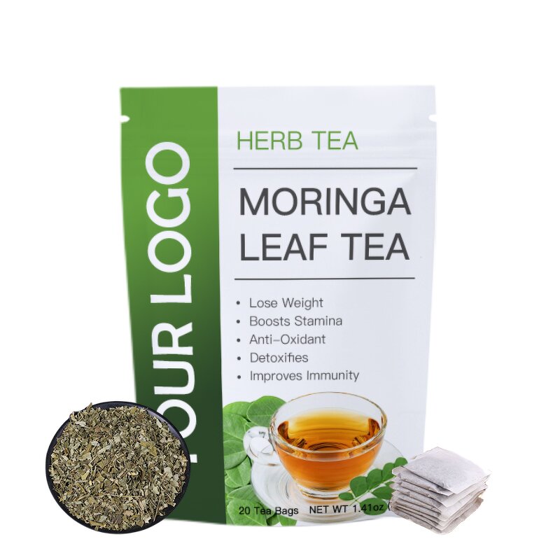 Detox Tea Manufacturer - OEM Natural Supplement Herbal Tea Dried Moringa Leaf Moringa Tea