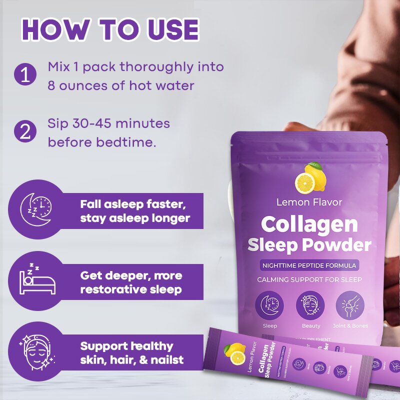 Sleep Beauty Powder Manufacturer - Private Label Melatonin Chamomile Sleep Skin Glow Calm Beauty