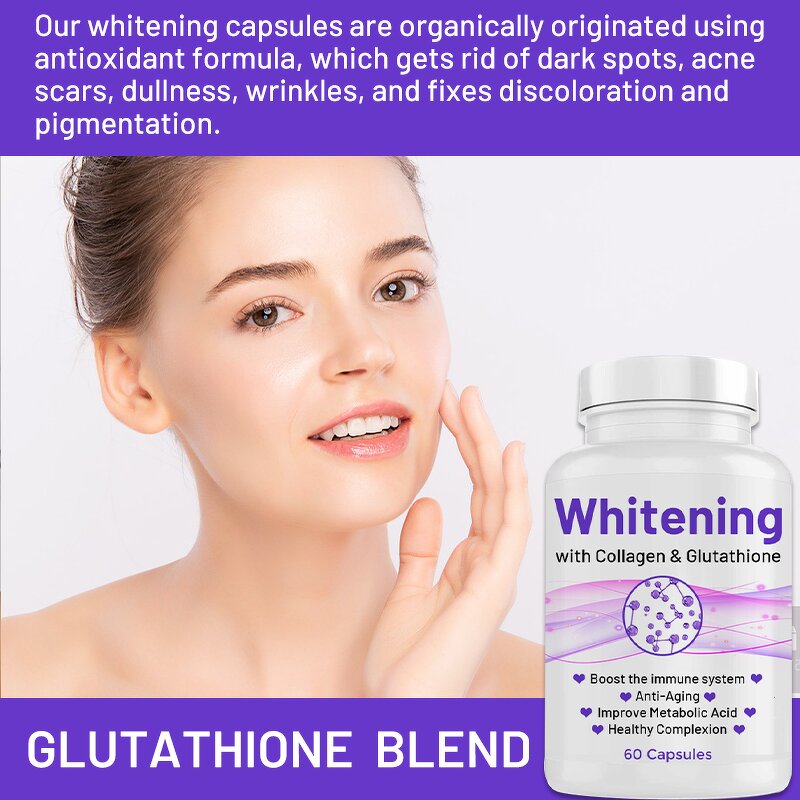 Skin Whitening Supplement Manufacturer - Lightening Pills Collagen Dark Spot Remover Bleaching
