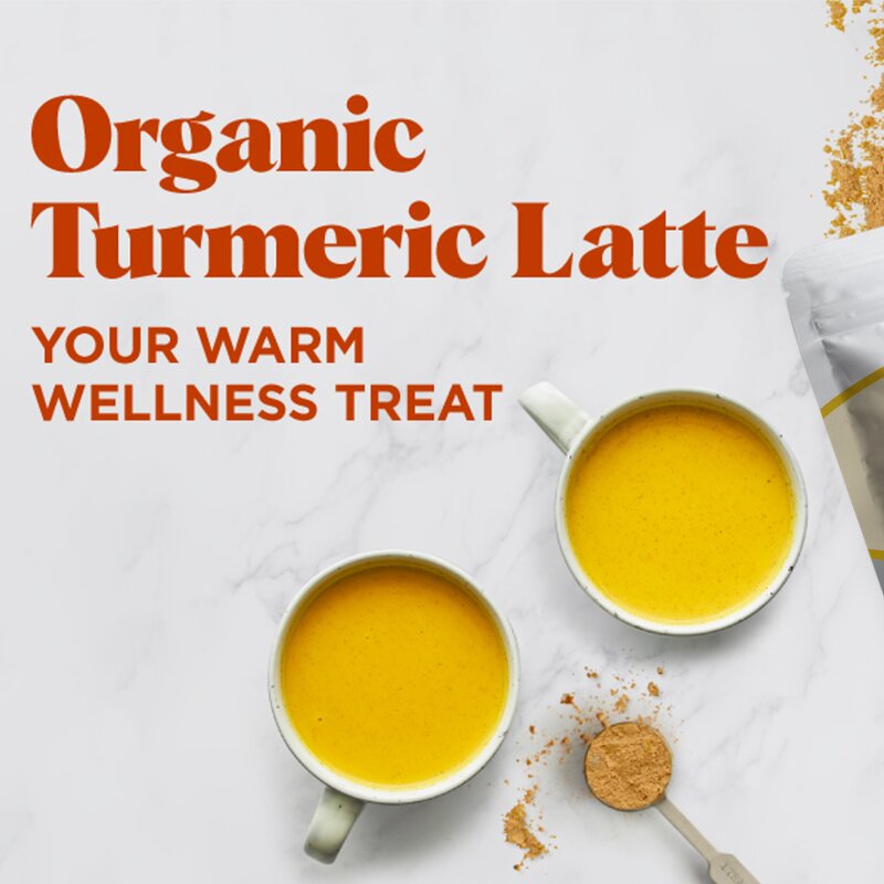 Turmeric Latte Powder Manufacturer - Custom LOGO Health Benefits Turmeric Ginger Blend Taste Turmeric Latte