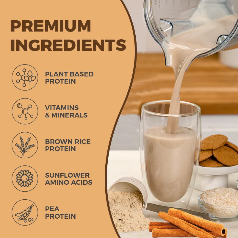 Plant Based Protein Manufacturer - Customized Packs Vitamins Minerals Sunflower Amino Acids Horchata