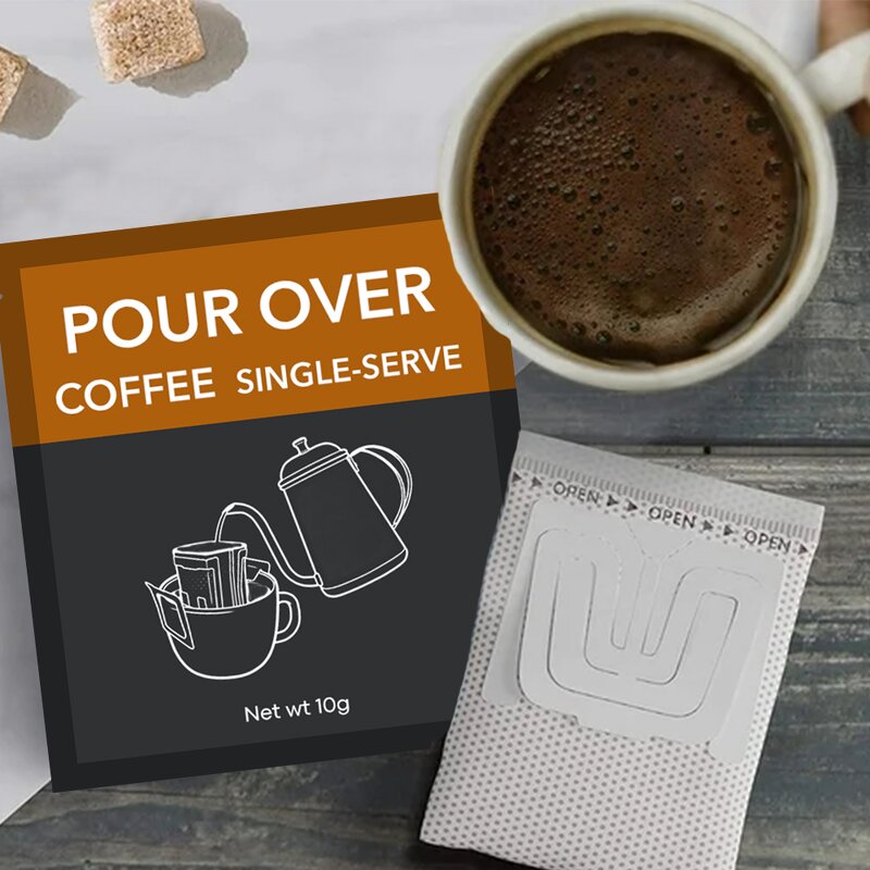 Mushroom Coffee Manufacturer - Drip Single Serve Pour Over Lions Mane Mushroom Coffee