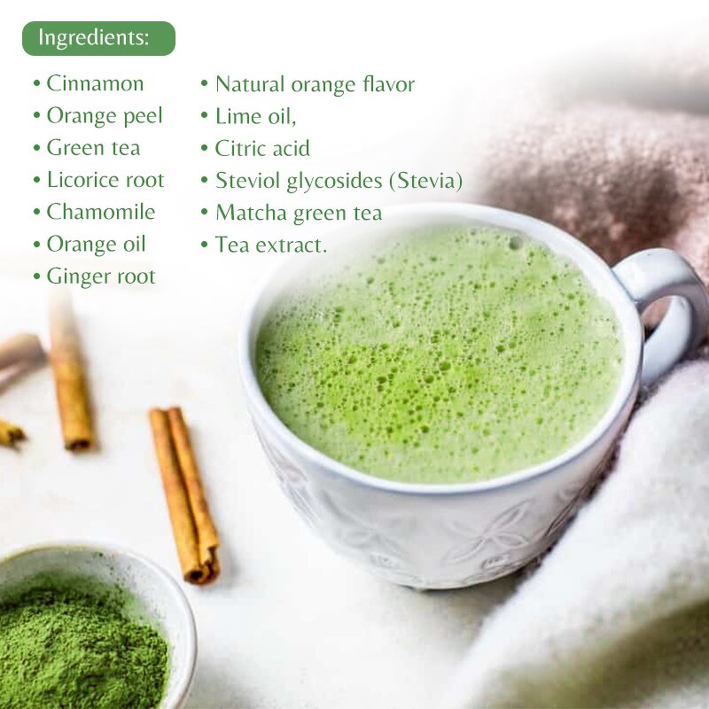 Matcha Powder Manufacturer - OEM Low MOQ Organic Ceremonial Grade Cinnamon Orange Matcha Green Tea
