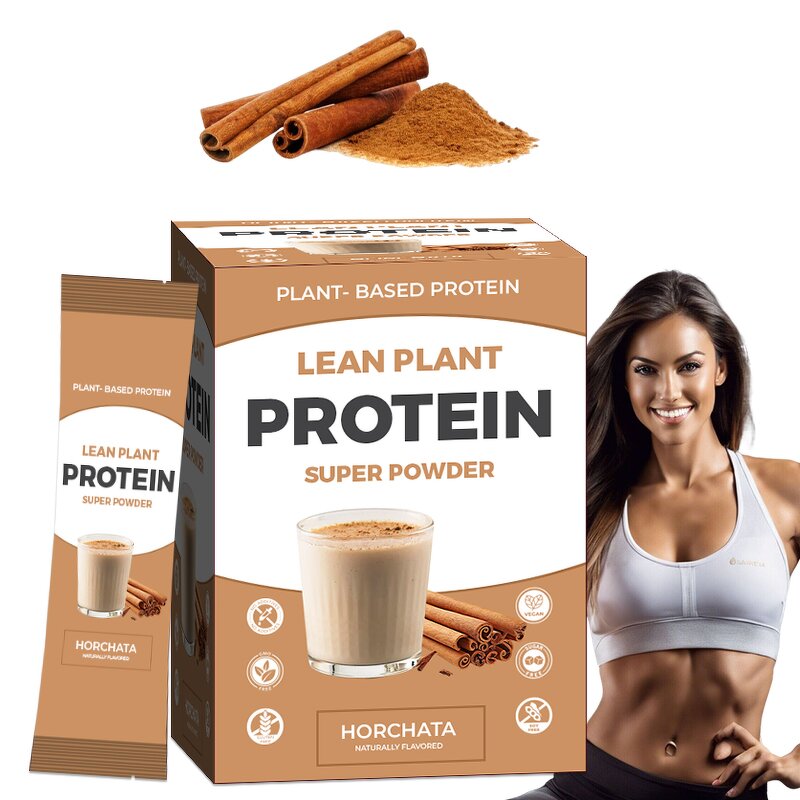 Plant Based Protein Manufacturer - Customized Label Sunflower Lecithin Pea Rice Vegan Horchata Protein